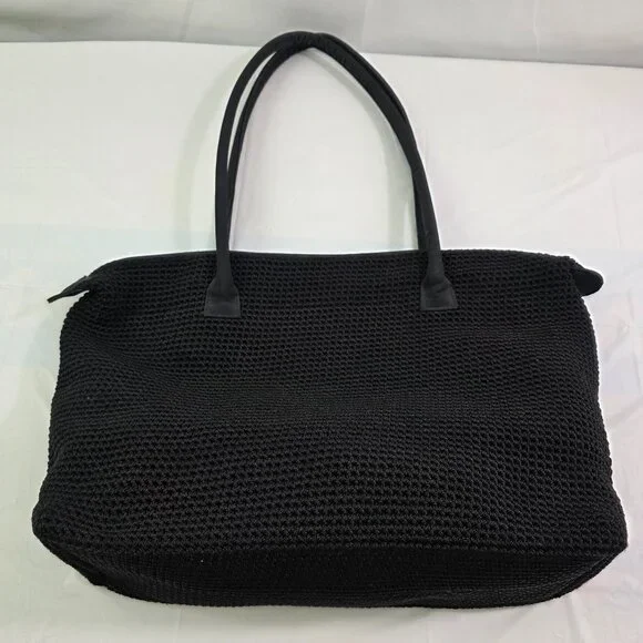 The SAK Elliot Lucca Collection Handback Black Crotchet Shoulder Bag Purse - Picture 13 of 15